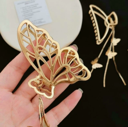 Pince cheveux papillon