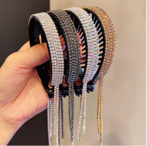 barrette strass cheveux